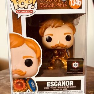 Funko Pop! Vinyl The Seven Deadly Sins Escanor #1346 Chalice Collectibles Exclu…